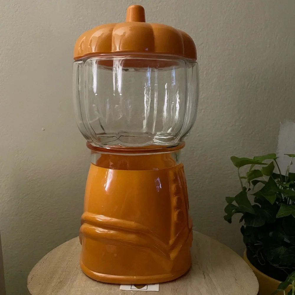 Target Pumpkin Gumball Machine with Eyeballs.